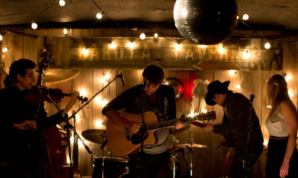 Blaise Alleyne with Dave Borins at the Dakota Tavern