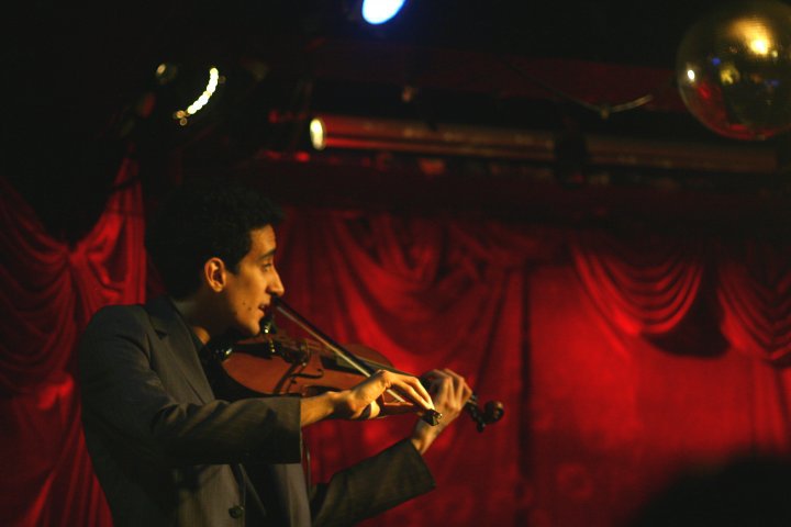 Blaise Alleyne on violin